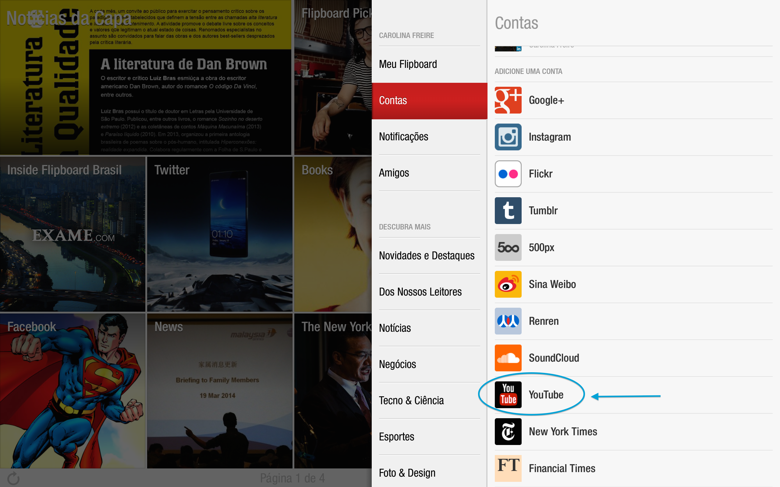 Assista aos vídeos do  direto do seu Flipboard - Flipboard