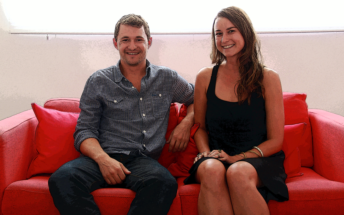 On the Red Couch with Global Explorers Justin Lewis and Michelle