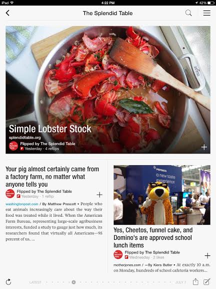 What I m Reading The Splendid Table About Flipboard