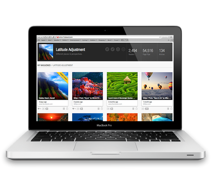 Create, Edit and Share Your Own Magazines from the Web