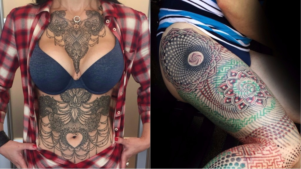 Pawg covered tats sucks life