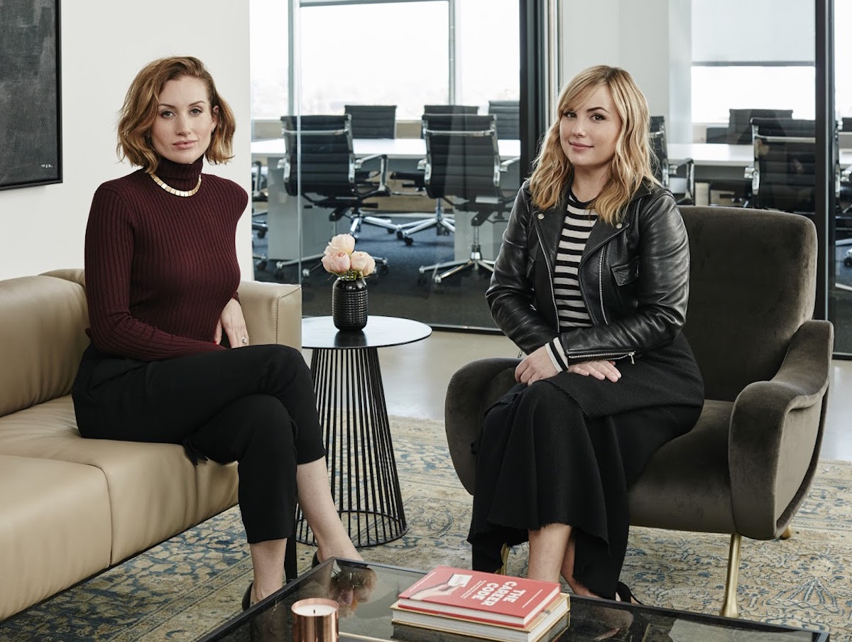 Katherine Power, left, and Hillary Kerr of Clique Media Group