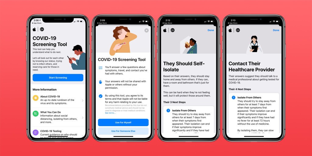 Apple updates COVID-19 screening app with new CDC symptoms list and mask cleaning tips - 9to5Mac