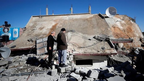 Israeli army razes home of prominent Palestinian activist