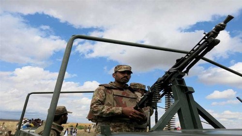 Pakistan military targets fighters in northwest