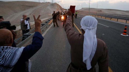 Israeli forces tear down protest camp near Khan al-Ahmar