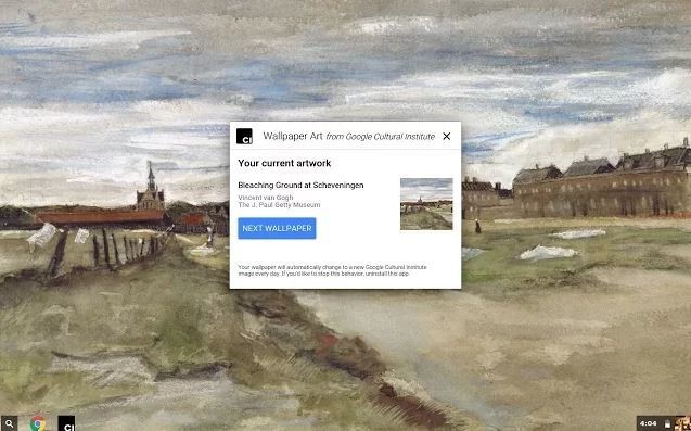 Google Wallpaper Art extension will make your Chromebook look gorgeous