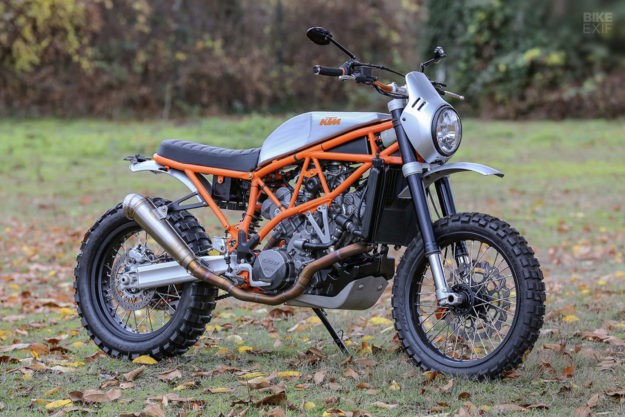 Ready to race: A custom KTM 950 Super Enduro