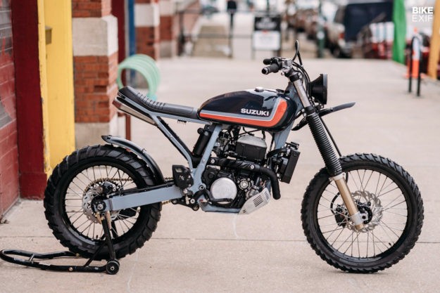 A DR-Z400 built for the streets of Chicago