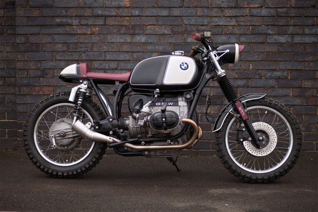 Oxblood: Urban Rider's BMW street scrambler