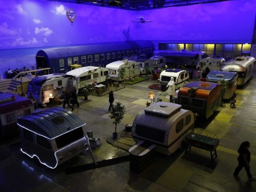 These Bizarre German Hostel Rooms Are Made From Camping Trailers