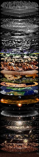 The whole universe fits in one image with a special trick of math
