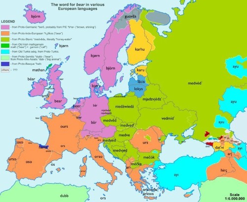 These Fascinating Maps Show The Origin Of Words We Use All The Time