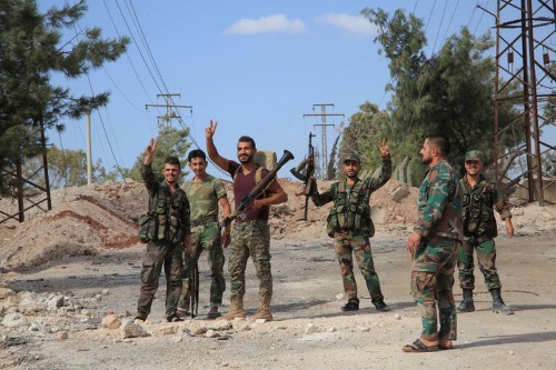The Syrian army has secured the road to Aleppo
