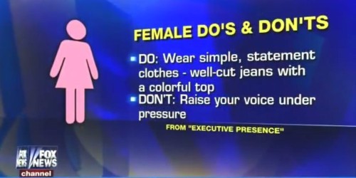 Businesswomen Should Wear Simple Clothes And Never Raise Their Voices Under Pressure