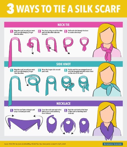 Silk Scarves Are An Underrated Work Accessory — Here's How To Wear One