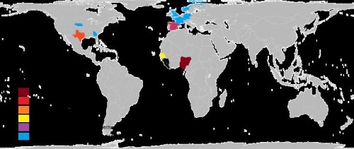 Here's A Map Of All The Countries With Ebola