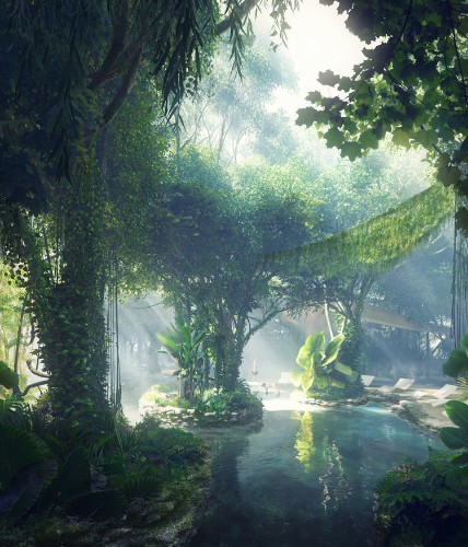 Dubai is building the world's first hotel with its own rainforest — here's what it's like inside