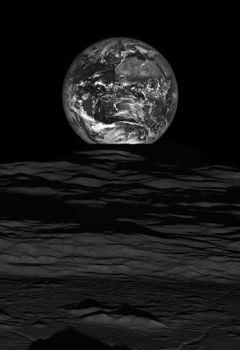 NASA released a spectacular new image of the Earth from the moon