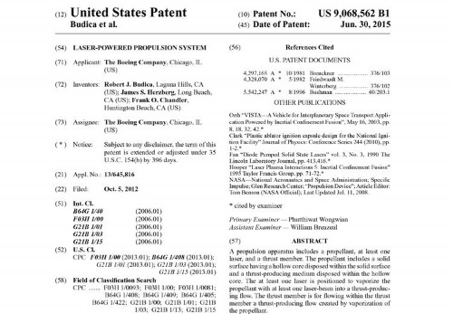 Boeing just patented a jet engine powered by lasers and nuclear explosions
