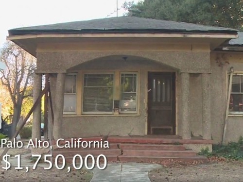 This video of Silicon Valley's 'Million Dollar Shack' is proof of another housing bubble