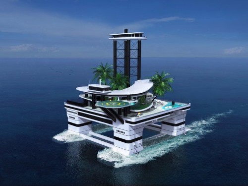 Forget mega yachts — this mobile private island just upped the ante on billionaire toys