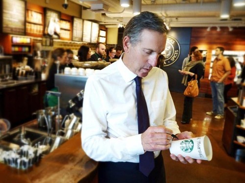Starbucks CEO: We are growing because we invested in tech