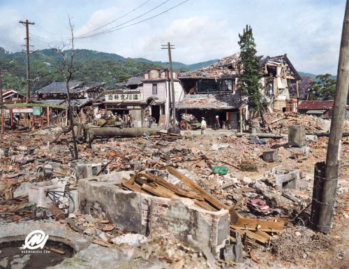 The US nuked Hiroshima 71 years ago this week — this rare colorized photo shows the horrific devastation