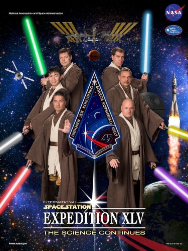 For 10 years NASA has been Photoshopping its astronauts into posters for everything from 'Star Wars' to 'Reservoir Dogs'