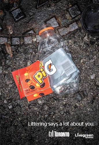 Toronto's New Campaign Insults People To Get Them To Stop Littering