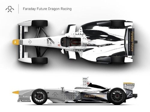 Mysterious electric car startup Faraday Future just unveiled a crazy new concept car for the Formula E series