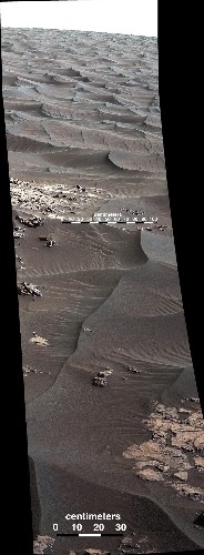 NASA's Curiosity Mars rover just snapped a picture of something that's unlike anything it encountered before