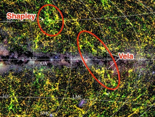 Astronomers just discovered one of the most massive objects in the universe hiding behind the Milky Way