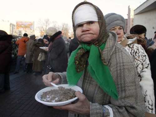 Food Prices Surge As Panicked Russians Empty Their Bank Machines Of Cash