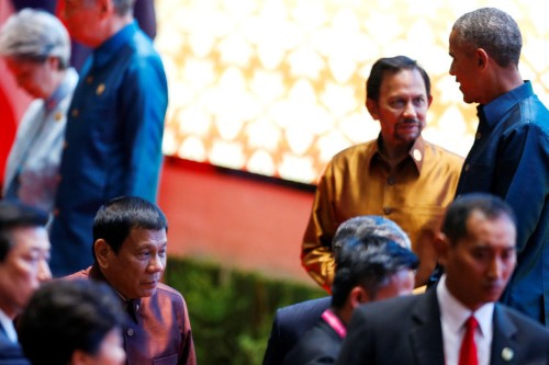 The Philippines' president swore at a British journalist during another anti-US tirade