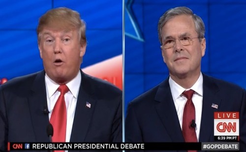 Jeb and Trump go at it again: 'Donald, you're not going to be able to insult your way to the presidency'