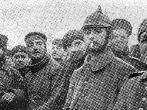 During World War I enemies stopped fighting and celebrated Christmas together