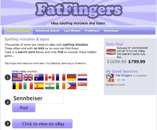 This Trick Helps You Find Misspelled eBay Auctions That Nobody Is Bidding On