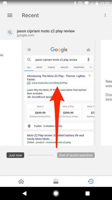 Google guarda capturas de pantalla de sus búsquedas en Android, te decimos cómo borrarlas