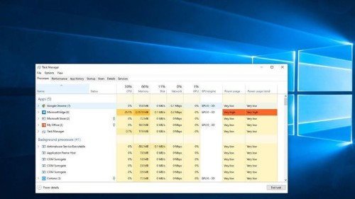 ¿Cuáles apps agotan la batería de tu laptop? Revisa el Windows Task Manager