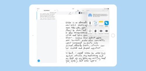 Nebo handwriting app is like paper, only better