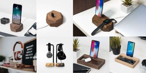 Wooden iPhone charging stations make any workspace classier [Deals]