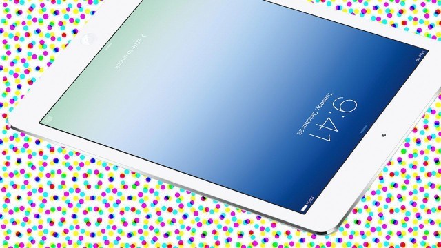 An iPad filled with apps weighs more than one with nothing installed