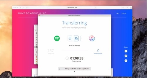 Migrating from Rdio or Spotify to Apple Music now takes just one click