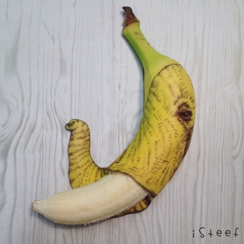 Fruitdoodles artist finds banana work has mass a-peel