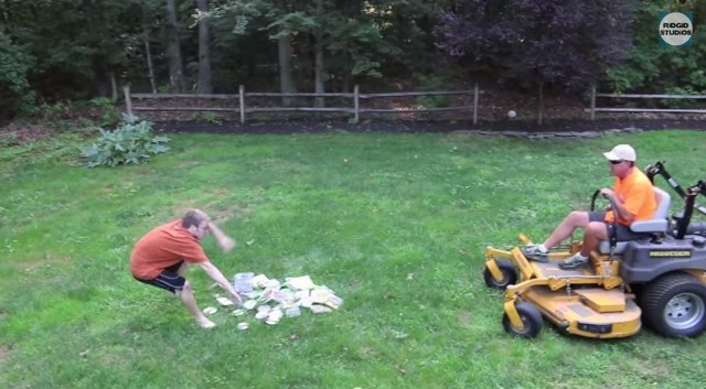 Dad mows down video games and we can’t stop watching