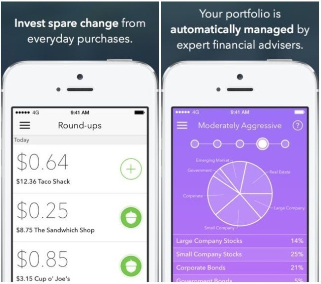 Acorns, a beautiful iPhone app that automatically invests your spare change