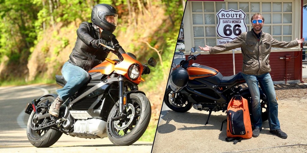 Harley-Davidson LiveWire electric motorcycle rider makes 3,500 mile trip