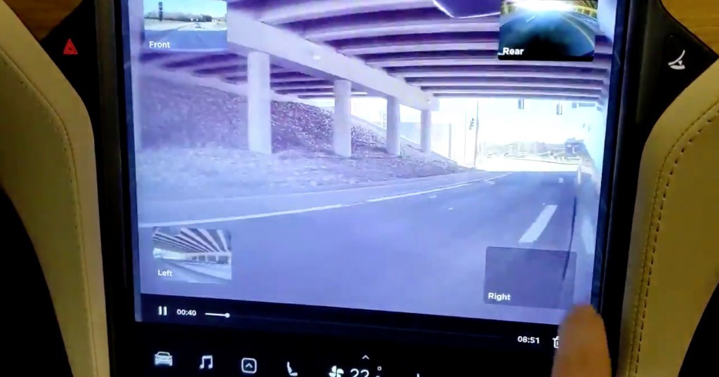 First look at Tesla's new Dashcam/Sentry mode viewer - Electrek