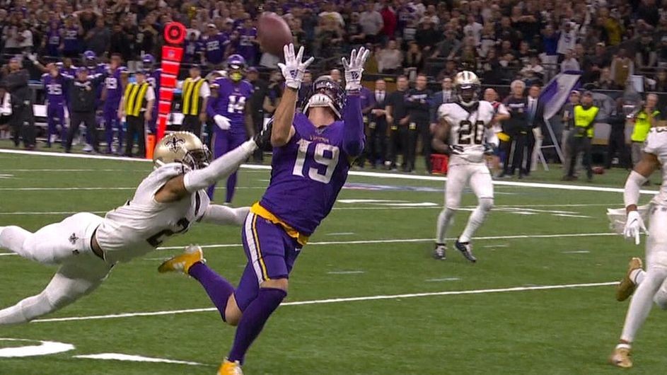 Vikings Stun Saints in OT; Eagles Lose QB And Then Game